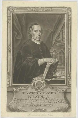 Bildnis des Ludovicus Antonius Muratorius