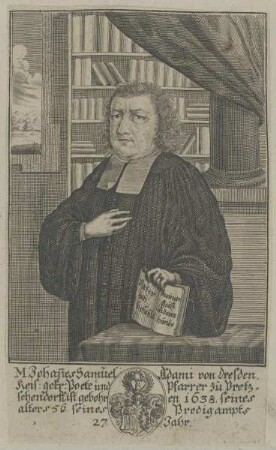 Bildnis des Johanes Samuel Adami