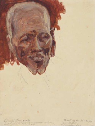 Häuptling der Wambugus : Fürst Kitodio - West-Usambaragebirge