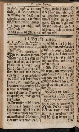 LI. Beruffs-Lieder.