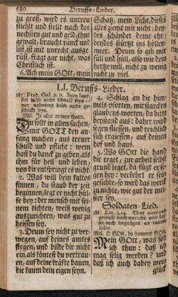 LI. Beruffs-Lieder.
