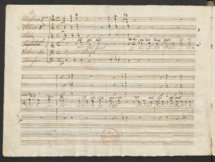 [Nr. 9a] Recitativo: Und Gott sprach: es bringe das Wasser in der Fülle hervor