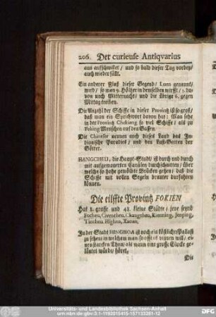Die eilffte Provintz Fokien