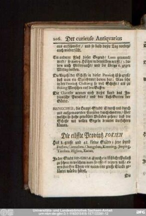 Die eilffte Provintz Fokien