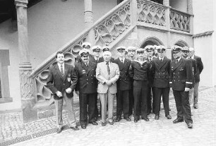 Freiburg im Breisgau: Empfang der Mannschaft des Tross-Schiffes "Freiburg"