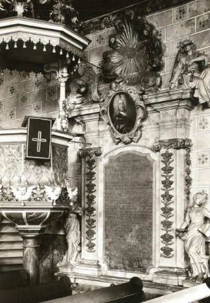 Epitaph des Christoph Friedrich von Gersdorf, gestorben 1725