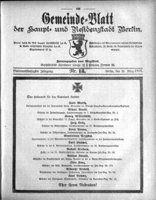 1916,13: Nr. 13, 26. März 1916