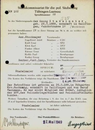 Stadelmaier, Georg