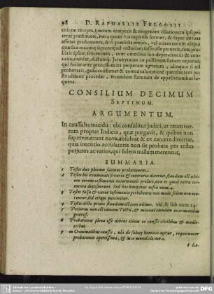 Consilium Decimum Septimum