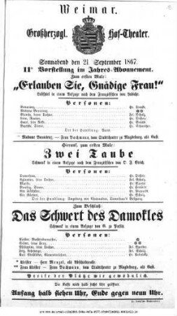 Das Schwert des Damokles