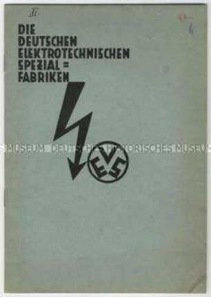 Deutsche elektrotechnische Spezialfabriken und deren Produkte