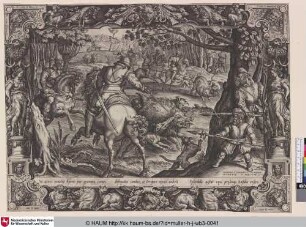 [Die Wildschwein-Jagd; Hunt for wild boar]