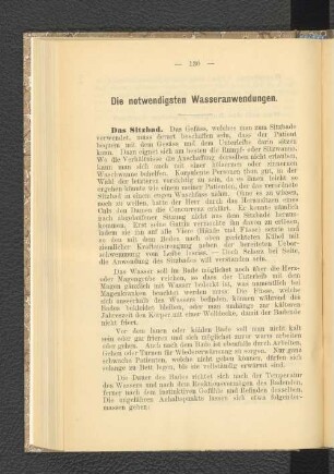 Die notwendigsten Wasseranwendungen.
