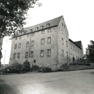 Frohburg. Schloss. M. 16. Jh. Ansicht von Südwesten