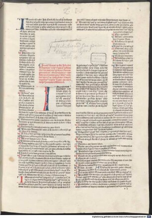 Corpus iuris civilis. Institutiones : mit der Glossa ordinaria von Accursius Florentinus