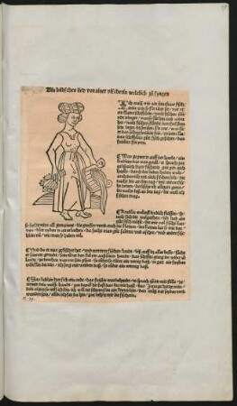 Ain hübsches lied von ainer vischerin weltlich zu syngen||