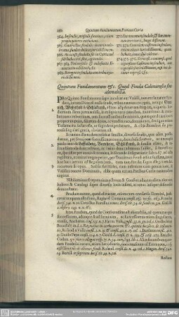 Quintum Fundamentum &c. Quod Feuda Coloniensia sint alienabilia