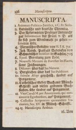Manuscripta