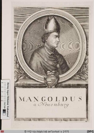 Bildnis Manegold (von Neuenburg), 1287-1303 Bischof von Würzburg