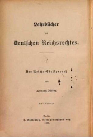 Der Reichs-Civilproceß