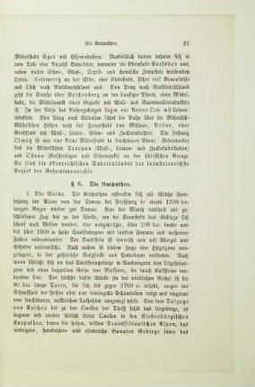 6. Die Karpathen