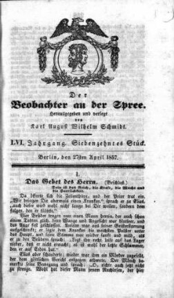 17. Stueck, 27. April 1857