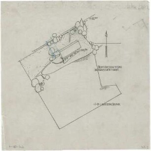 Döllgast, Hans; Hohenschäftlarn (Bayern); Wohnhaus Geh. R. Kautzsch - Lageplan