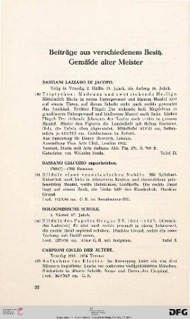 Beiträge aus verschiedenem Besitz (Nr. 180-252)