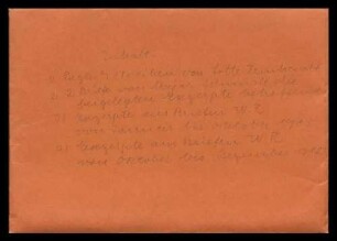 Briefe Reinhardts an seine Frau Luise (Fotokopien und Auszüge, gefertigt von Reinhardts Tochter Lotte in den 1970er Jahren)