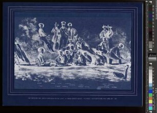 Die Gründer Des "Hamburger Ruder Club" In Ihrem Ersten Boote "Victoria" Am Harvestehuder Ufer 1841