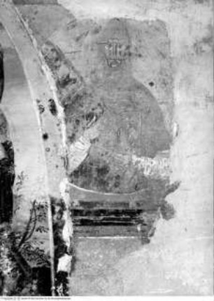 Nördliches Seitenschiff, Nordwand, Abt Johannes von Montecassino
