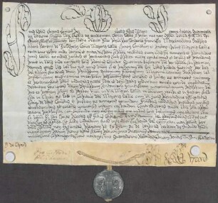Litterae executoriales apostolicae des Philipp Anton Franz Max von Zu Rhein.