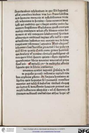 Capitulum decimum quintum de multiplici effectu scientie que in libris continetur.