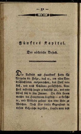 Fünftes Kapitel. Der nächtliche Besuch.
