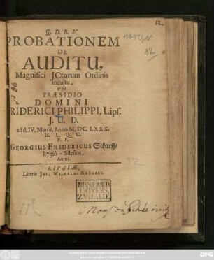 Probationem De Auditu