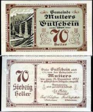 Mutters, Tirol 70 Heller