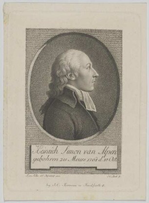 Bildnis des Heinrich Simon van Alpen