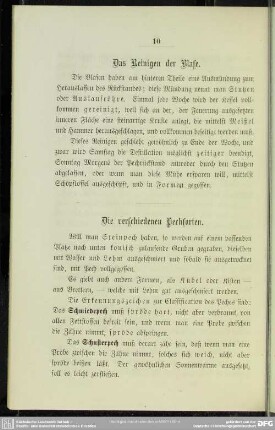 Das Reinigen der Blase