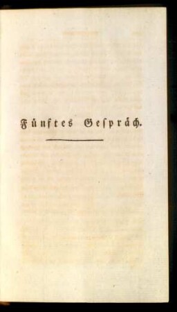 Fünftes Gespräch