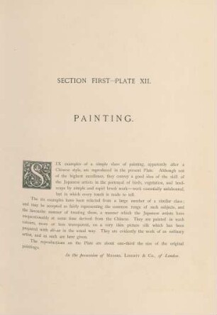 Plate XII. Painting