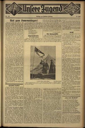 Zweite Ausgabe vom Mittwoch, den 10. Juli 1935.