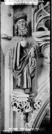 Breisach Sankt Stephansmünster Lettner Plastik des Heiligen Joachim