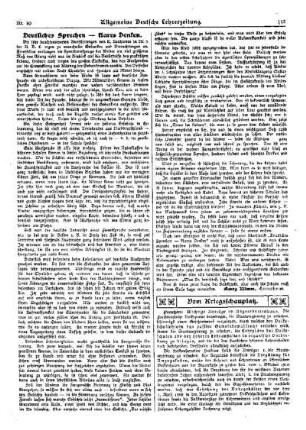 Deutliches Sprechen : klares Denken