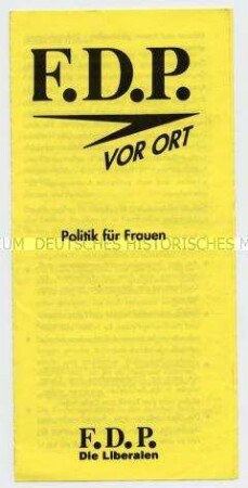 Informationsblatt der Berliner SPD zur Familienpolitik