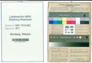 Entnazifizierung Wilhelm Remberg , geb. 13.11.1902 (Ingenieur)
