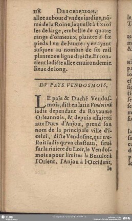 Du Pais Vendosmois
