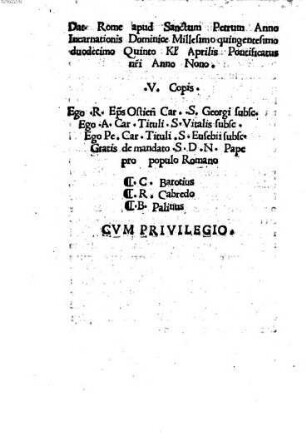 Bulla reformationis Tribunalium urbis : Decet Romanum Pontificem ex debito sui pastoralis officii prospicere