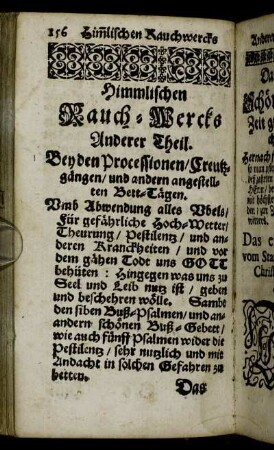 Himmlischen Rauch-Wercks Anderer Theil.