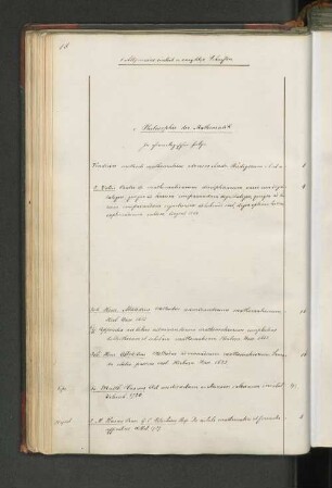 c. Philosophie der Mathematik.