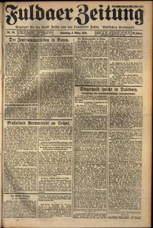 Ausgabe vom Dienstag, den 06. März 1928.